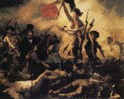 Eugene Delacroix Liberty Leading the People oil painting artist